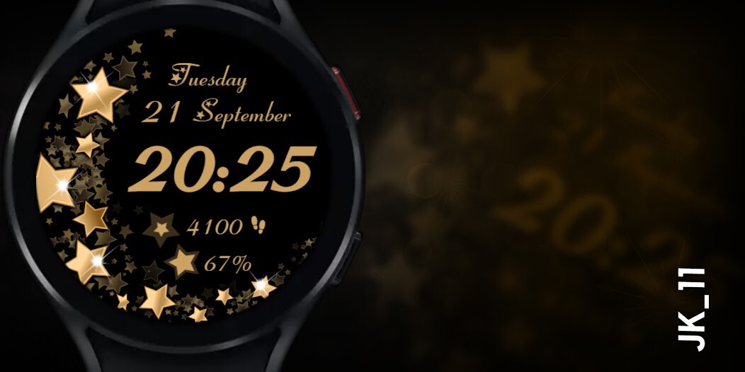 Run android online APK JK_11 [Watch Face] Star Sterne from MyAndroid or emulate JK_11 [Watch Face] Star Sterne using MyAndroid